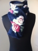 Women's Peony Pattern Long Scarves