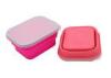 Eco-friendly Food Safe Silicone Kitchen Tools 600ml Collapsible Food Lunch Box