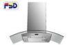 Island Mount European Range Hood 600cfm tempered Singel motor