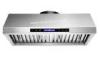 900cfm 10&quot; etl commercial under cabinet stainless steel baffle filter electronic control range hood