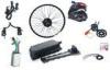 Sliver White / Black 250w Electric Bike Kit With 36v 10ah Rack Battery