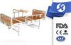 Beautiful Economical Manual Hospital Bed With Painted Wooden Batten
