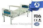 Foldable Stainlesssteel Adjustable Manual Hospital Bed With Computer Desk