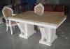 White Wooden Dining Table And Chairs For Modern Dining Room Furniture Sets