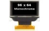 Replace 96x64 OLED of COG LCD for Watch-0.66 inch