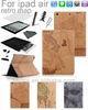 Durable Map Book Printed Stand Leather Ipad Air Protective Case Unbreakable