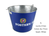 5L Oval Metal Ice Bucket with Handle Ice Beer Bucket Supplier