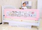Foldable Bunk Bed Guard Rail For Full Size Bed Washable Fabric / Safety First Portable Bed Rail