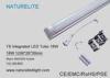 Integrated T8 LED Tube 18W 1200mm PC Aluminum 110 - 120 LM / W