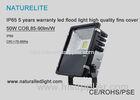 IP65 50W Led Flood Lights Replacement Globes Fins Cover No Glare 5 Years Warranty