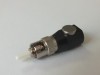 ST circular bare fiber optic adapter