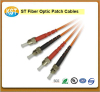 ST Fiber Optic Patch Cables/patch cord fiber optic jumper with singmode yellow and multimode orange color sheath jacket