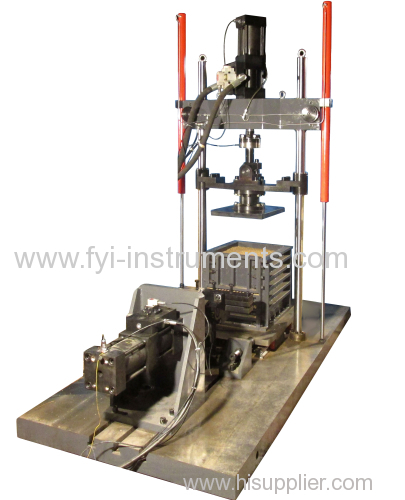 Rubber fatigue testing system