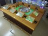 2015 hot sell luxury 10 players electronic casino roulette machine for sale