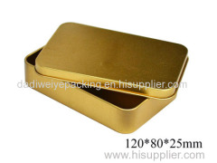 Gold Printing tea metal tin box
