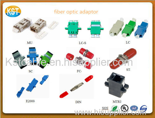 all types of fiber optic adaptor with SM/MM and simplex duplex various color fiber adapor connect with LC SC FC ST etc.