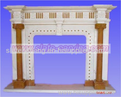 stone fireplaces.marble fireplaces.simple fireplace.china marble