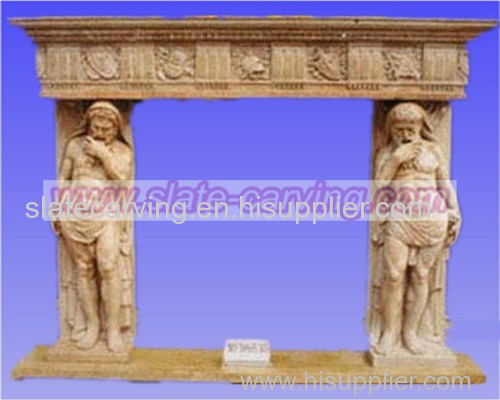 stone statued fireplaces.marble statued fireplaces.building stone