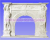 stone fireplaces.marble fireplaces.statue carved fireplaces.china marble