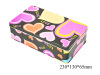 Heart-shaped pattern rectangle metal tin box