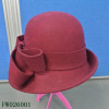 Stylish Wool felt Hats for party wool felt hat with big flower