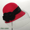 Breathable and Waterproof Adults 100% Wool Felt Hat Buket Wool Hat