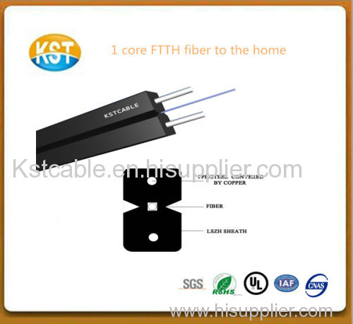1 core FTTH optical cable fiber to the home with high quality and cheap price FTTH for indoor for home