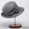 Factory wholesale Women's wool felt hats with Flower