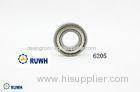 Compressors Stainless Shield Ball Bearings / Heavy Vehicles 6205 ZZ Bearing