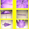 Fiberglass frame double layer golf umbrella