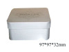 mall Square Jewelry Storing Metal Tin Box with Four Boxes Inside