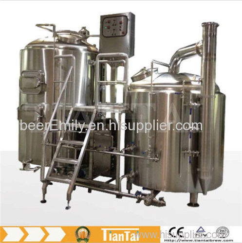 beer mashing system brewhouse mash tun and kettle boiler
