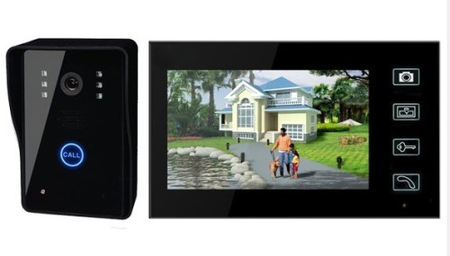7inch Wireless Door Phone Doorbell Intercom With Touch Key Camera