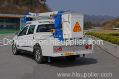 Donghae Aerial working platform truck mounted crane articulated boom crane bucket