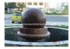 Feng Shui Ball / Rolling Ball Garden Stone Water Fountains For Indoor Or Outdoor