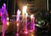 Cast Iron Fire Mix Musical Water Fountains Customized RGB Underwater Light