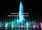 Stainless Steel Contemporary Outdoor Fountains With Laser Show