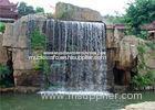 Cast Iron Outdoor Waterfall Fountains Artificial Waterfall Curtain Landscape