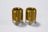 brass key locking inserts for aluminum