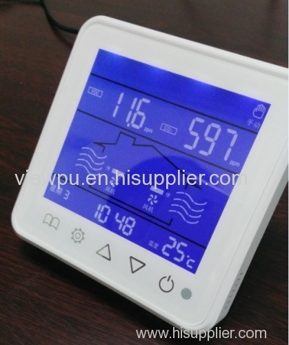 wall controller heat recovery ventilator control