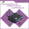 Data Acquisition with multipoint sensors via GPRS Ethernet