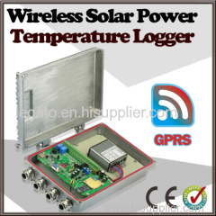 Wireless Solar Power Temperature Logger