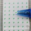 Round Destructible warranty sticker on the macropoker self adhesive crumblin diameter 2.5mm.Small tamper evident labels