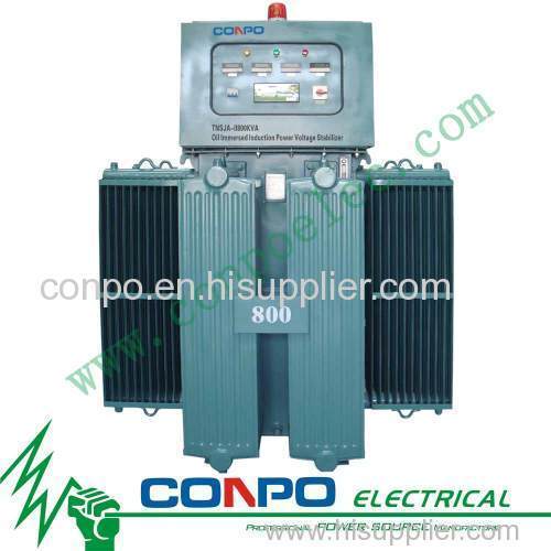 800kVA Industrial Oil-Immersed Induction (contactless) Voltage Regulator/Stabilizer