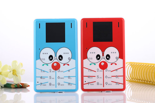 Ultra Thin LKM1M2 Mini phone pocket Low Radiation mobile phone Small card Cell phone cartoon kids