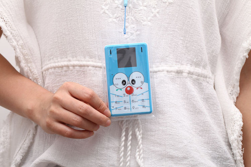 Ultra Thin LKM1M2 Mini phone pocket Low Radiation mobile phone Small card Cell phone cartoon kids