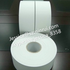 Shenzhen Over 14years Certificate Offer Permanent Adhesive Destructible Vinyl Label Material Rolls for Rotary Printing