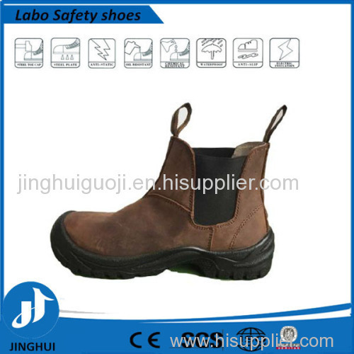 Rubber Outsole Material and Men Gender tumbled leather safety shoes