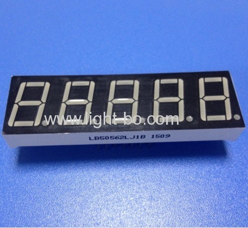 Super Green 0.56" 5 digit 7 segment led display common cathode for digital weighing scale indicator