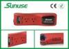 Outdoor red 150w automobile power inverter 12vdc to 110vac inverter with ABS body